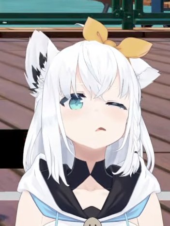 このフブちゃんちょっと変顔でかわいいw