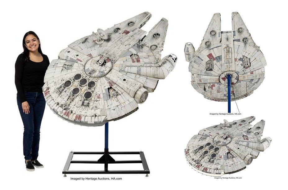 スター・ウォーズのオークションアイテム無料展示イベント。ミレニアム