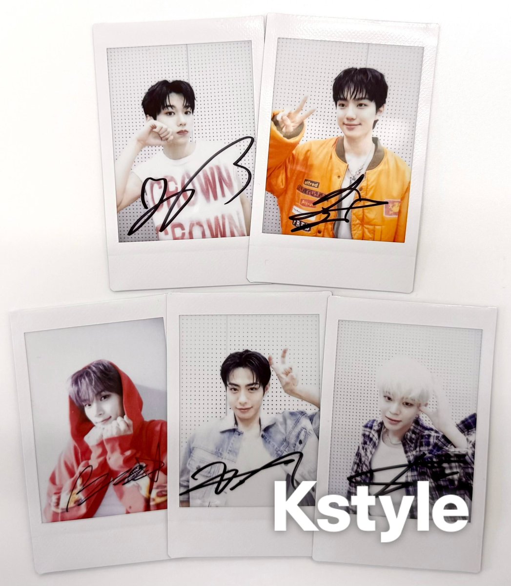 ✨Kstyle14周年プレゼント✨】 EVNNE直筆サイン入りチェキを抽選で各1