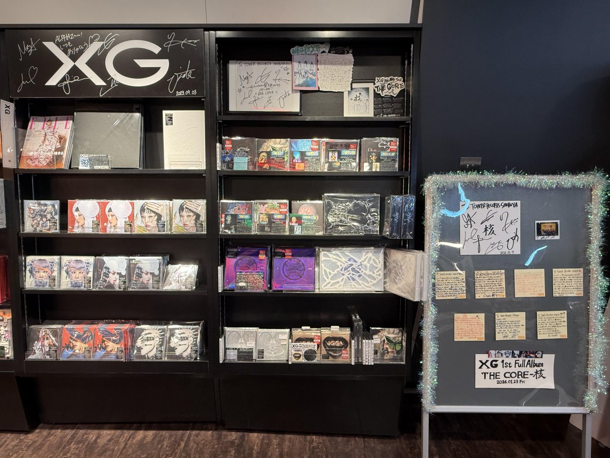タワ渋XG】 ／ #XG 『THE CORE - 核』 5Fにて販売中👽💿 ＼ 🛸ラキドロ