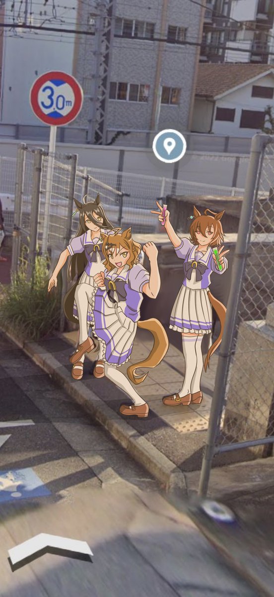 3月になったから3人並んだ画像を貼ろうぜ あるミームから