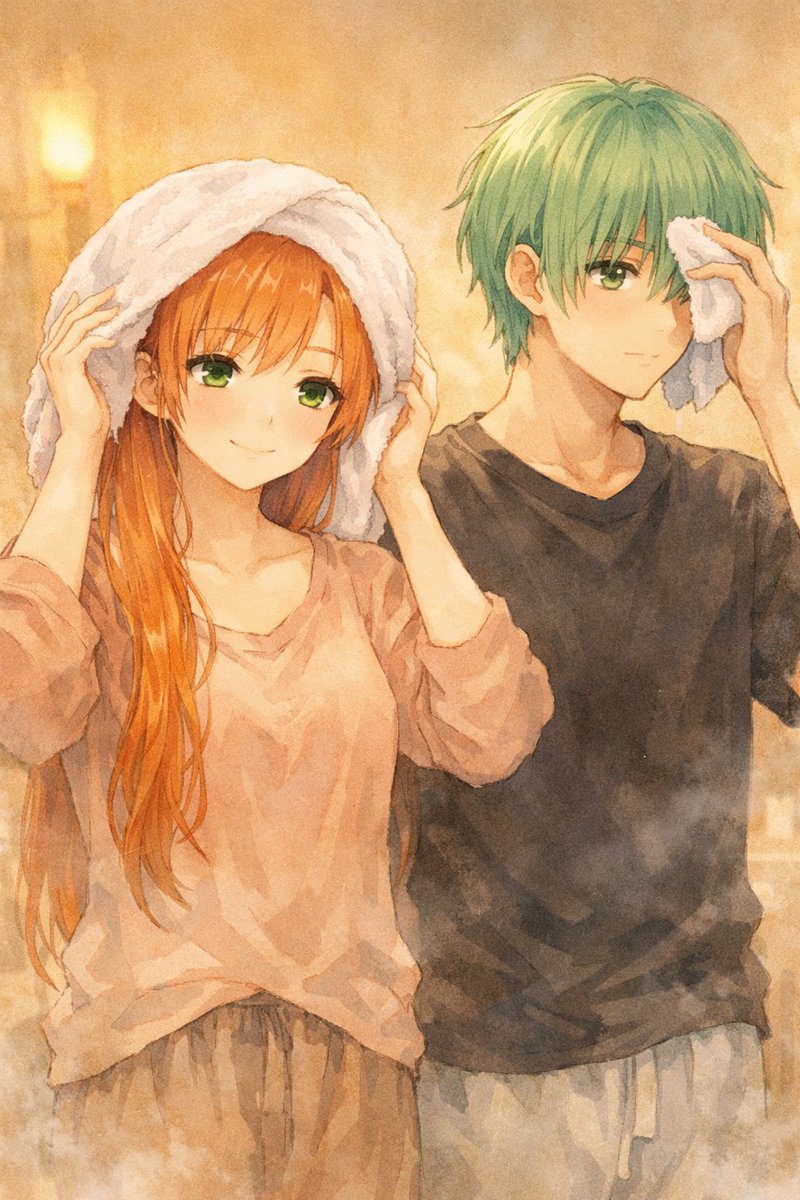 総集編】ちさ蘭何もしない夜編（全5話） 【1/5♨️湯上がりの静かな