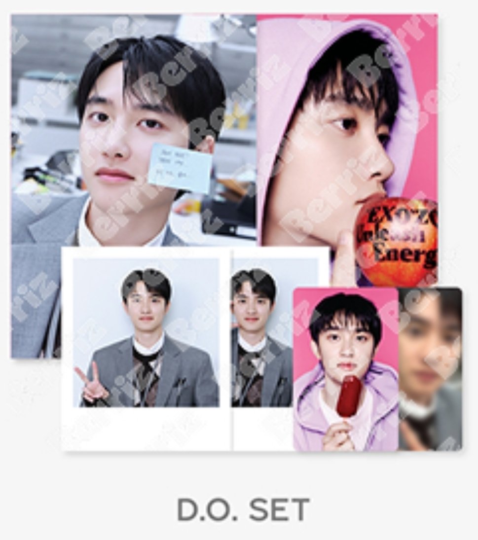 2026 EXO OFFICE KIT MD 시그 엠디 D.O. 4종 - 4 Cut Photo Set