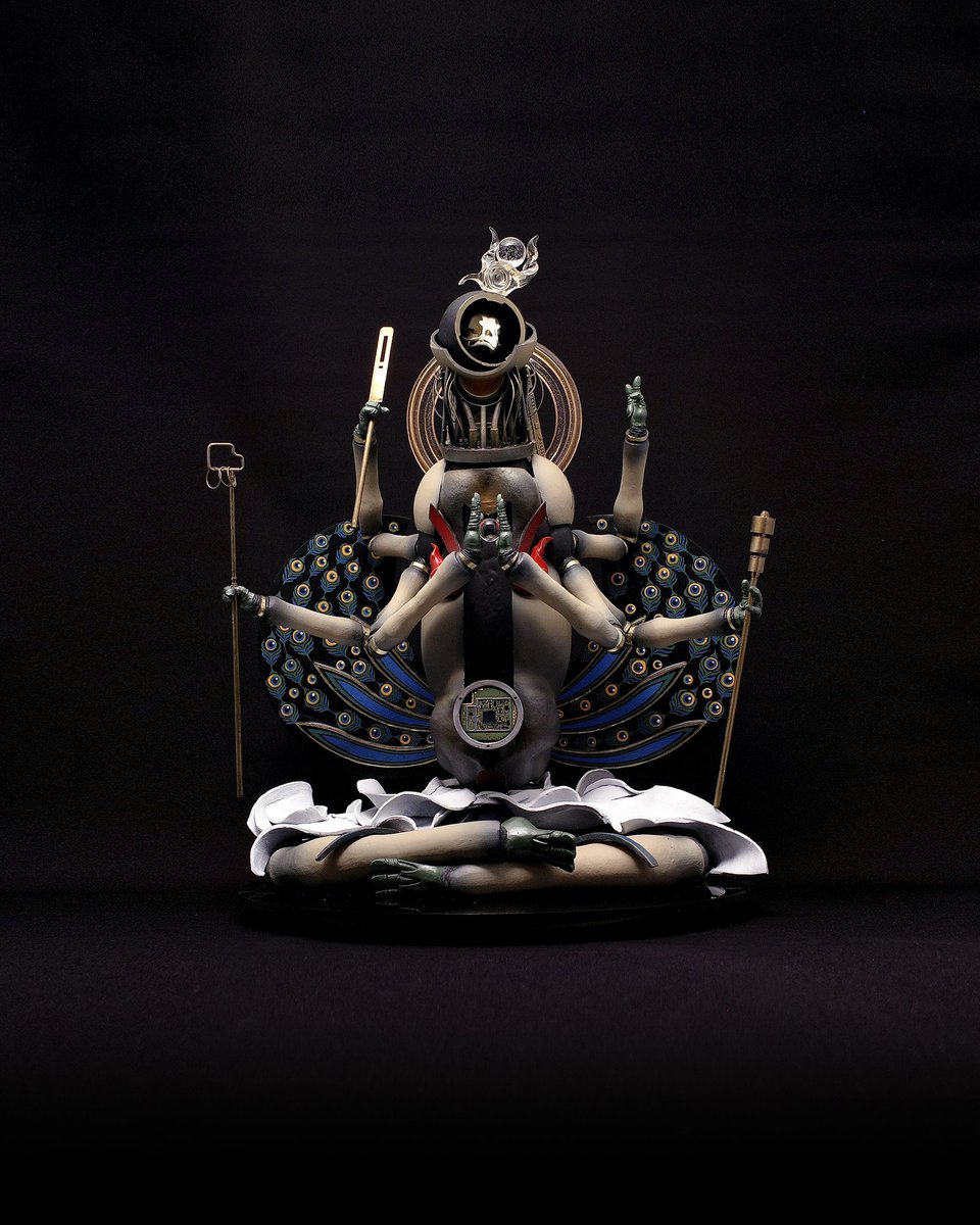 ガーディアンズ , the Vidyaraja孔雀明王 2026年 45cm×40cm×50cm FRP