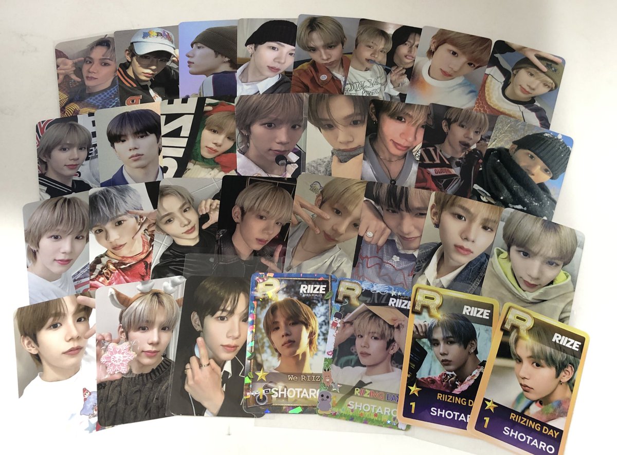 🧡#RIIZE RIIZE 🧡 RIIZE ショウタロウ Super star 中心に特典トレカが