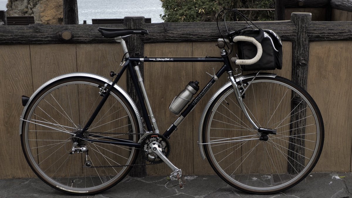 Panasonic Spring Bok DT ランドナーにMTB要素を加えたような構成に