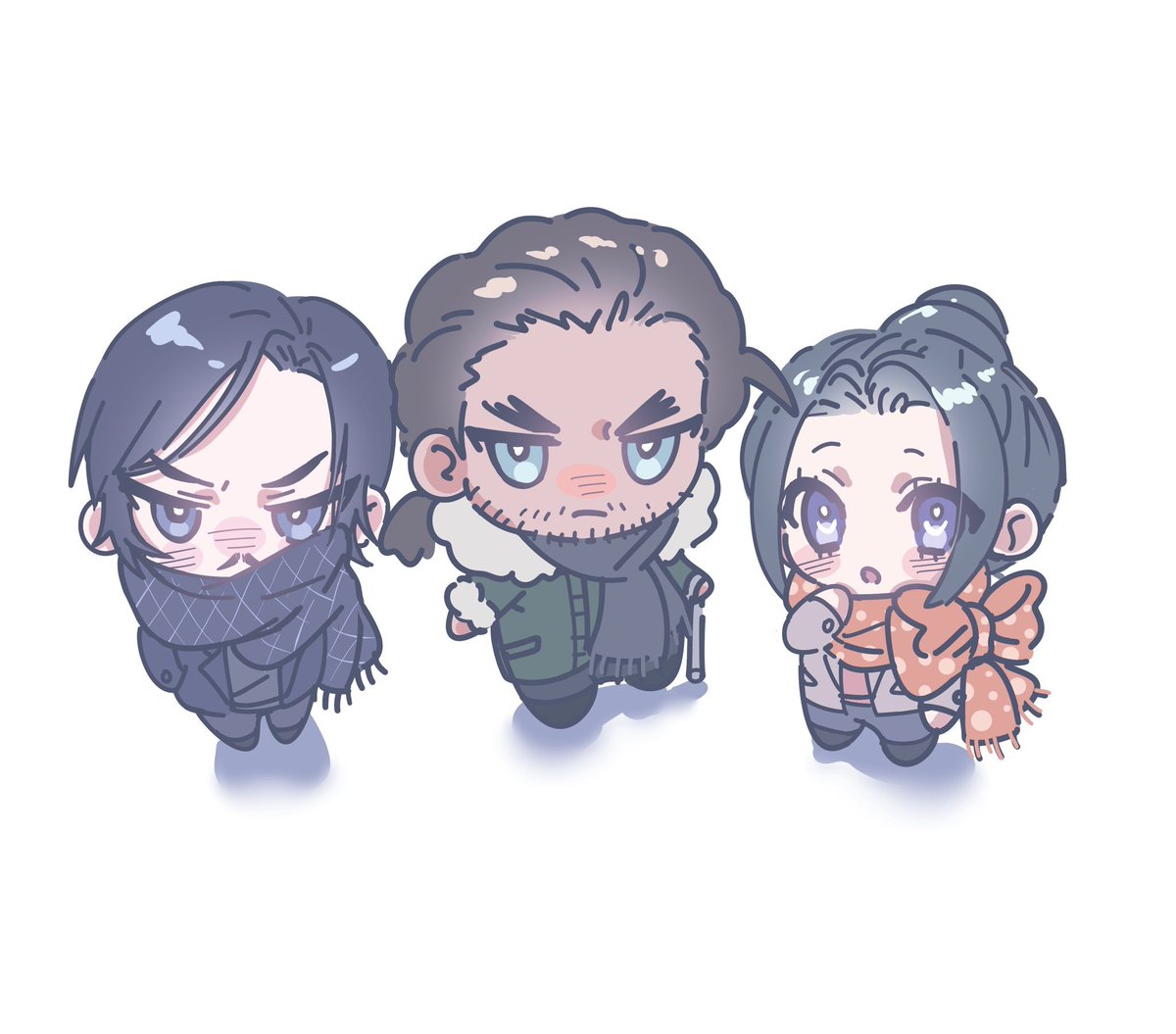 3月になったから3人並んだ画像を貼ろうぜ