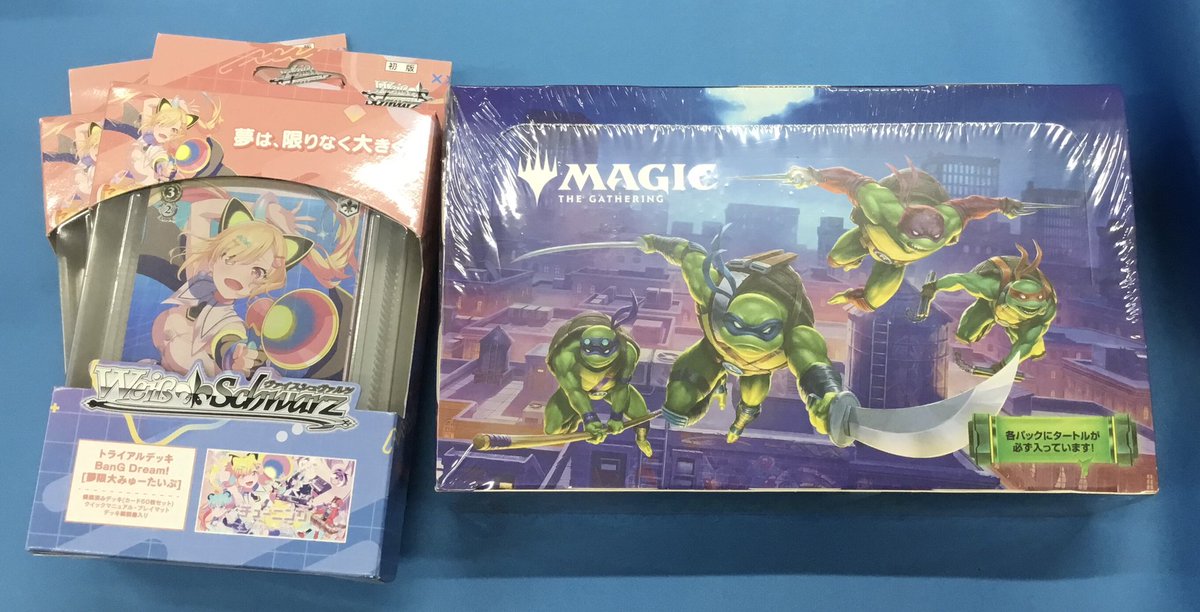 本日発売‼ #MTG 🟢✨プレイブースター ミュータントタートルズ