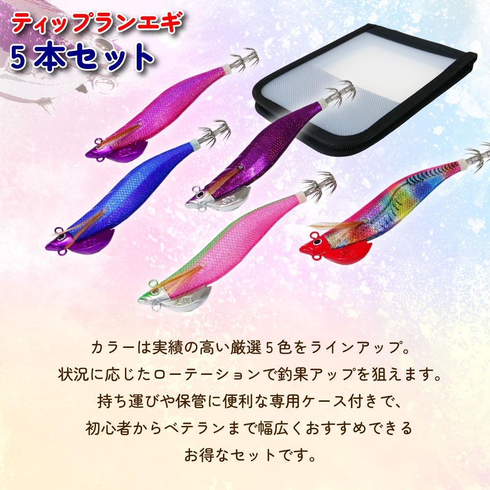 未使用　ティップラン　エギセット　レアカラー