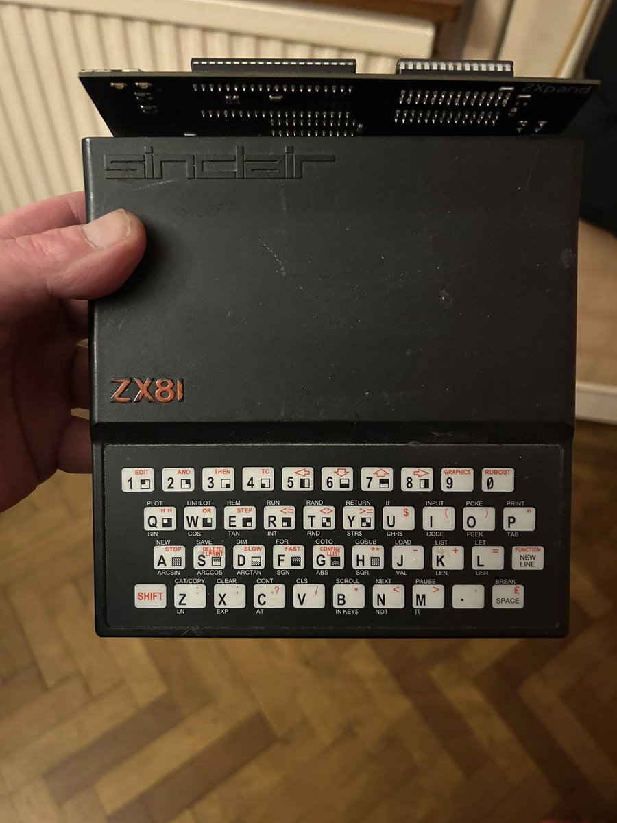 Happy 45th birthday to the zx81 here's mine with a modern day