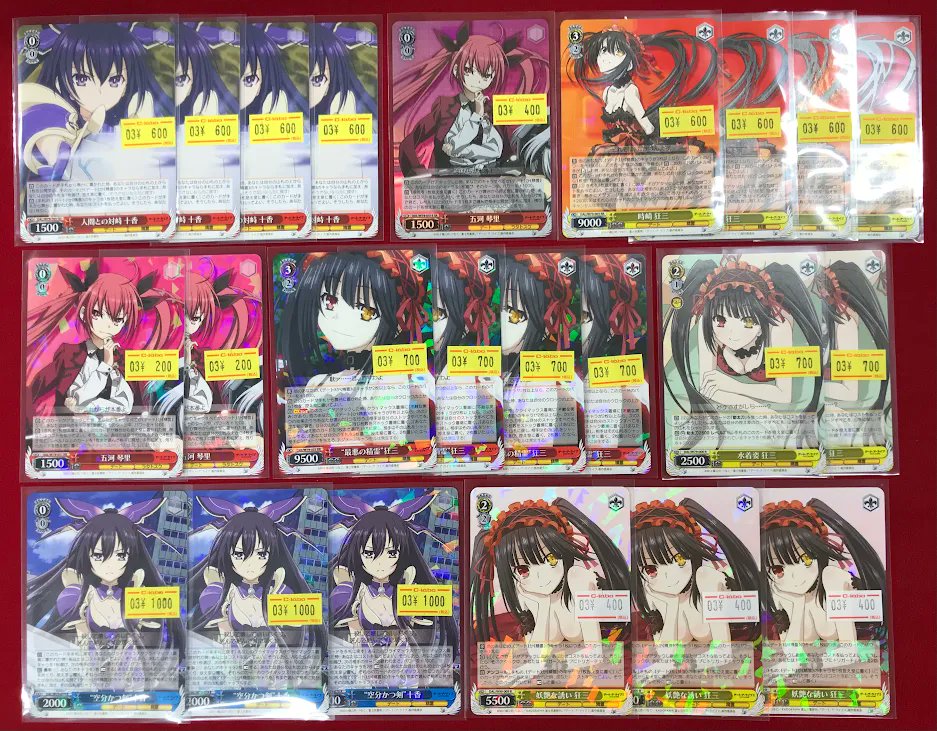 ヴァイスシュヴァルツ 販売情報】 「デート・ア・ライブ」 シングル