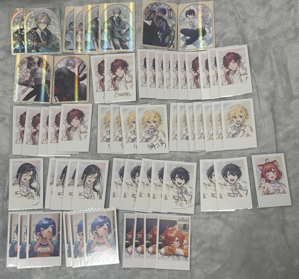 交換譲渡) にじさんじ チェキ 缶バッジ コースター カード ステッカー