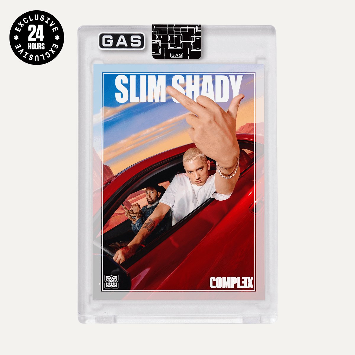 Open Edition Eminem Slim Shady Complex x GAS Trading Cards GAS is