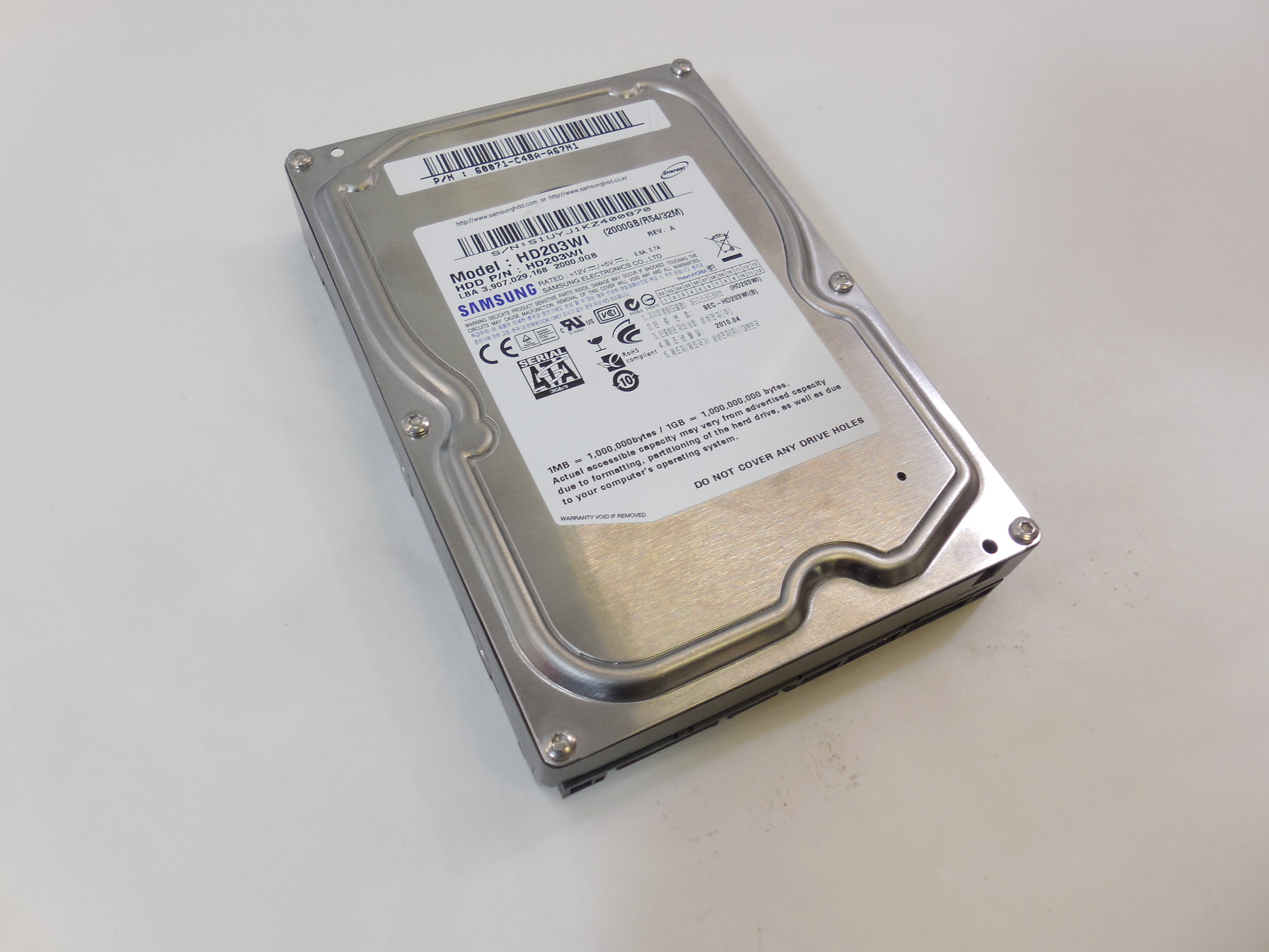 Жесткий диск 3.5 SATA 2TB Samsung HD203WI