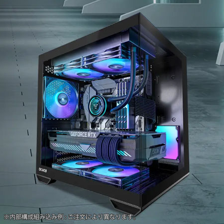 ゲーミングPC ZEFT Ryzen 7 9800X3D/RTX5070Ti/32GBメモリ/M.2 SSD 2TB