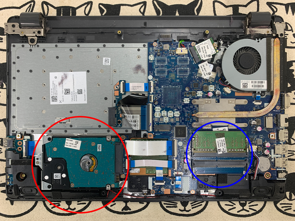 パソコンサポートTANAKA | HP 250 G6 Notebook 分解・SSD換装