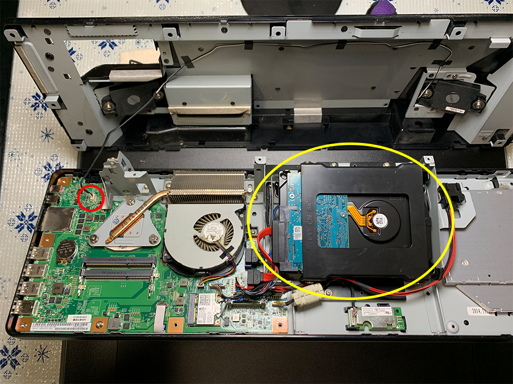 パソコンサポートTANAKA | 富士通 FMV ESPRIMO WH77/S FMVW77SB 分解