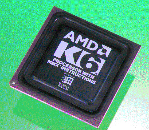 日本AMD、MMX対応CPU「K6」を発表。166、200、233MHzの3種類