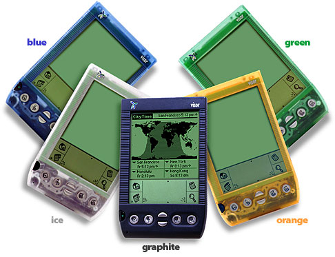 HandSpring、Palm OS搭載のPDA「Visor」