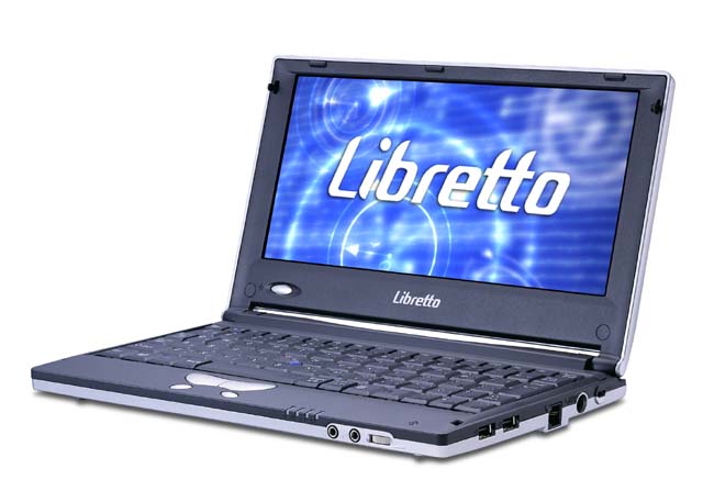 Libretto復活! Crusoe搭載、1,280×600ドット液晶、実売14万円