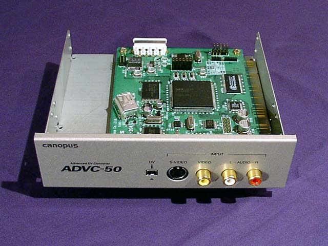 カノープス、DV編集システム「EZDV SX」&「ADVC-50」