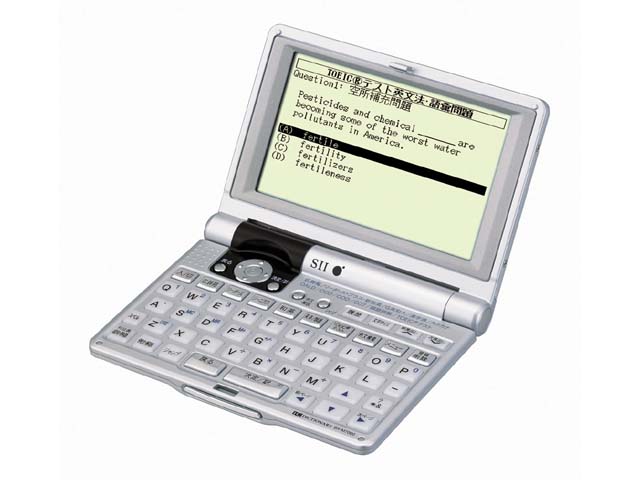 セイコーインスツル、ポケットサイズの英語系電子辞書