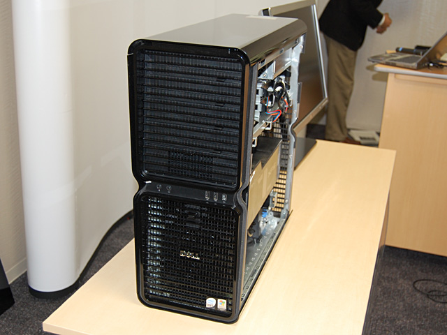 デル、水冷/空冷を採用したハイエンドPC「XPS 710 H2C Edition」