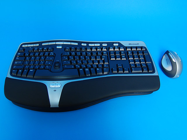 人間工学デザインキーボード/マウスセット「Wireless Natural