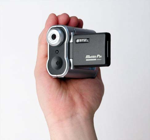 アイ・オー、小型ムービーカメラ「Motion Pix」第2弾