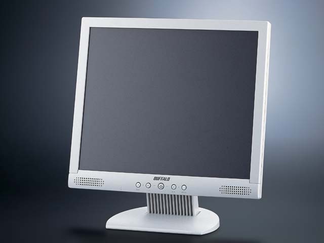 バッファロー、電源/スピーカー内蔵の19/17型液晶