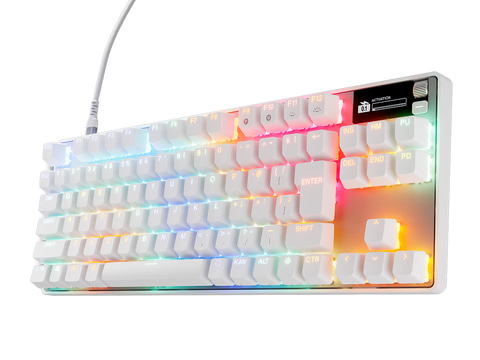 SteelSeries、ラピッドトリガー対応の白色ゲーミングキーボード - PC Watch