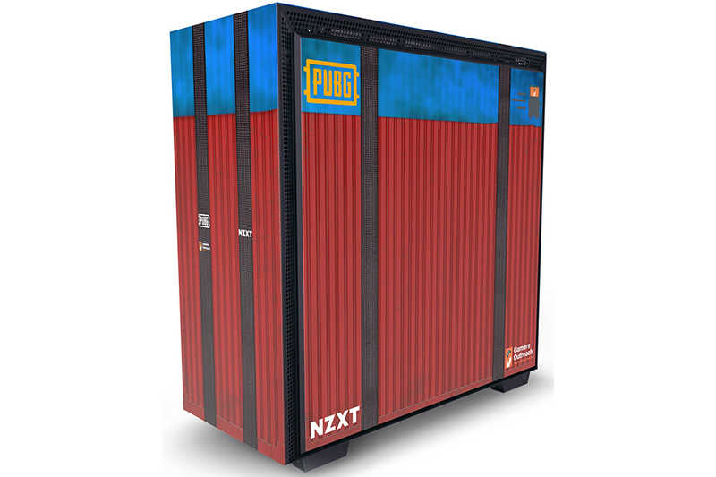 NZXT、PUBG「支援物資」デザインのミドルタワーケース ～フライパン