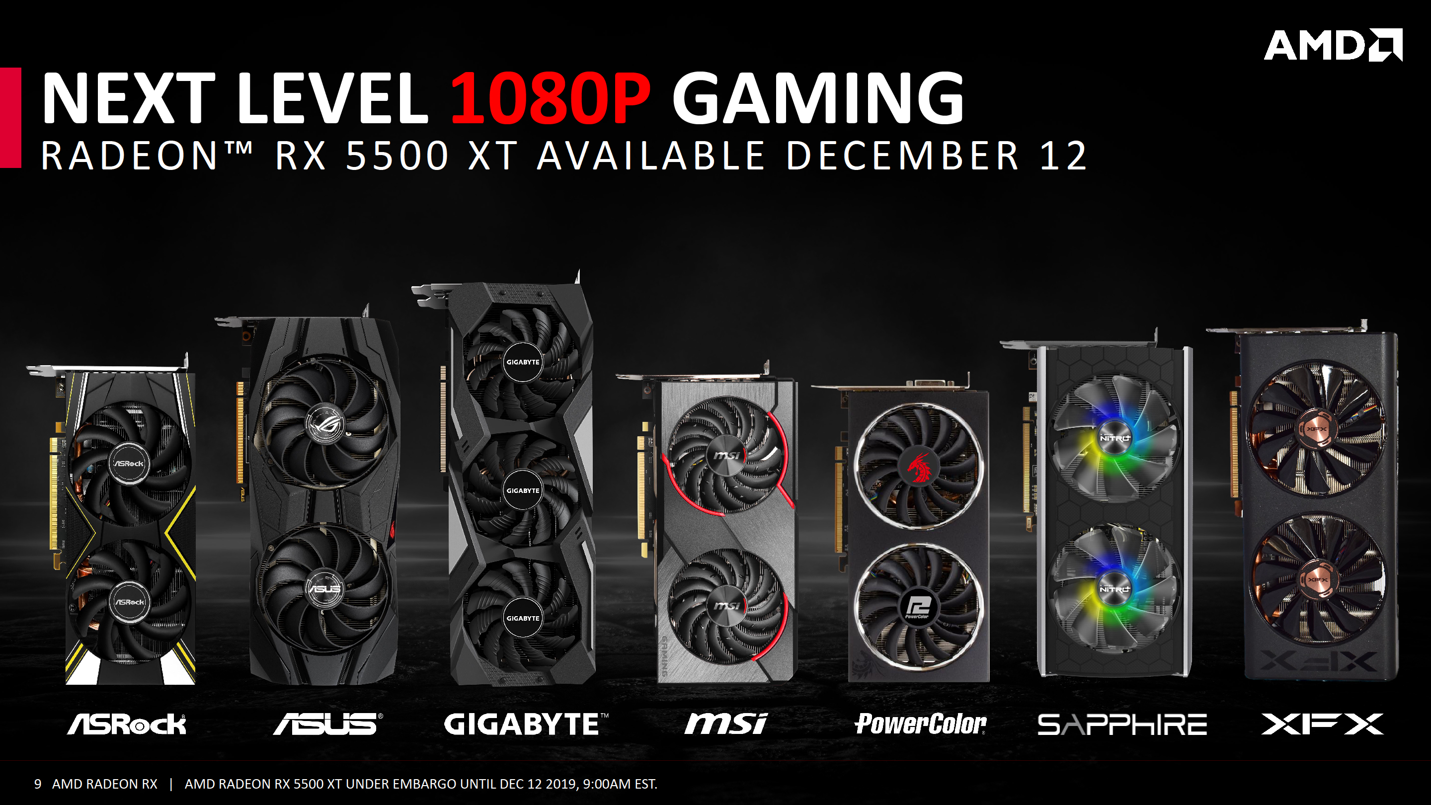 AMD、フルHDゲーミング向けの「Radeon RX 5500 XT」を18日より国内販売