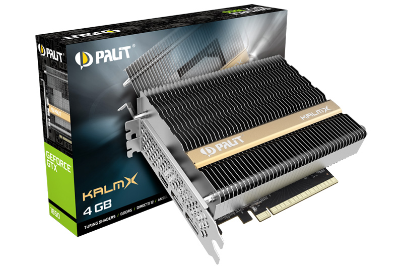 Palit、パッシブクーラーで無音動作のGTX 1650カード - PC Watch