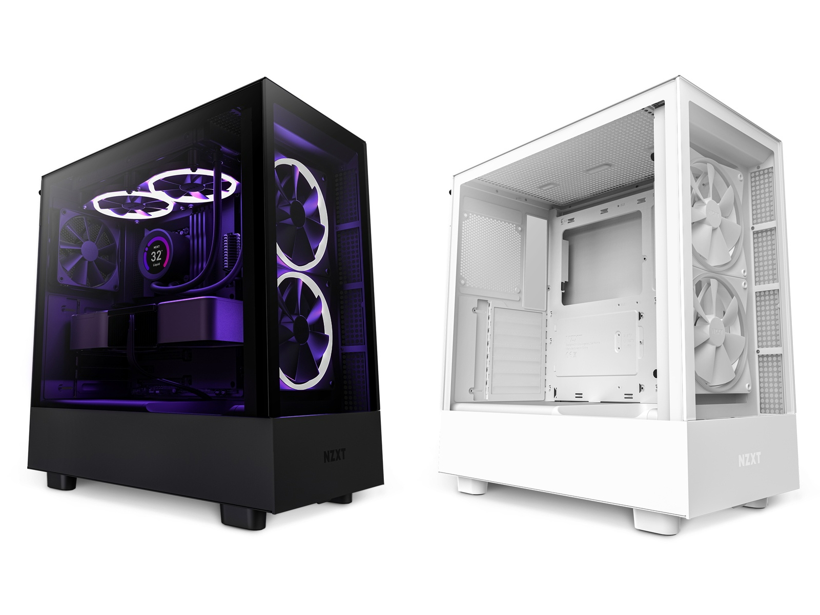 ニュース・フラッシュ】NZXT、真っ白と真っ黒のミドルタワーケース/CPU