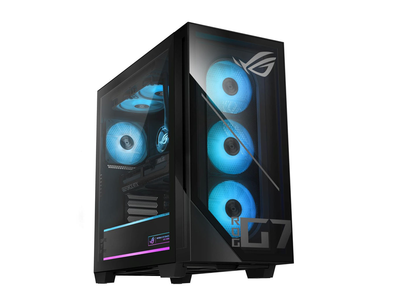 ASUS、Ryzen 7 9800X3DとRTX 5080搭載のフルタワーゲーミングPC - PC Watch