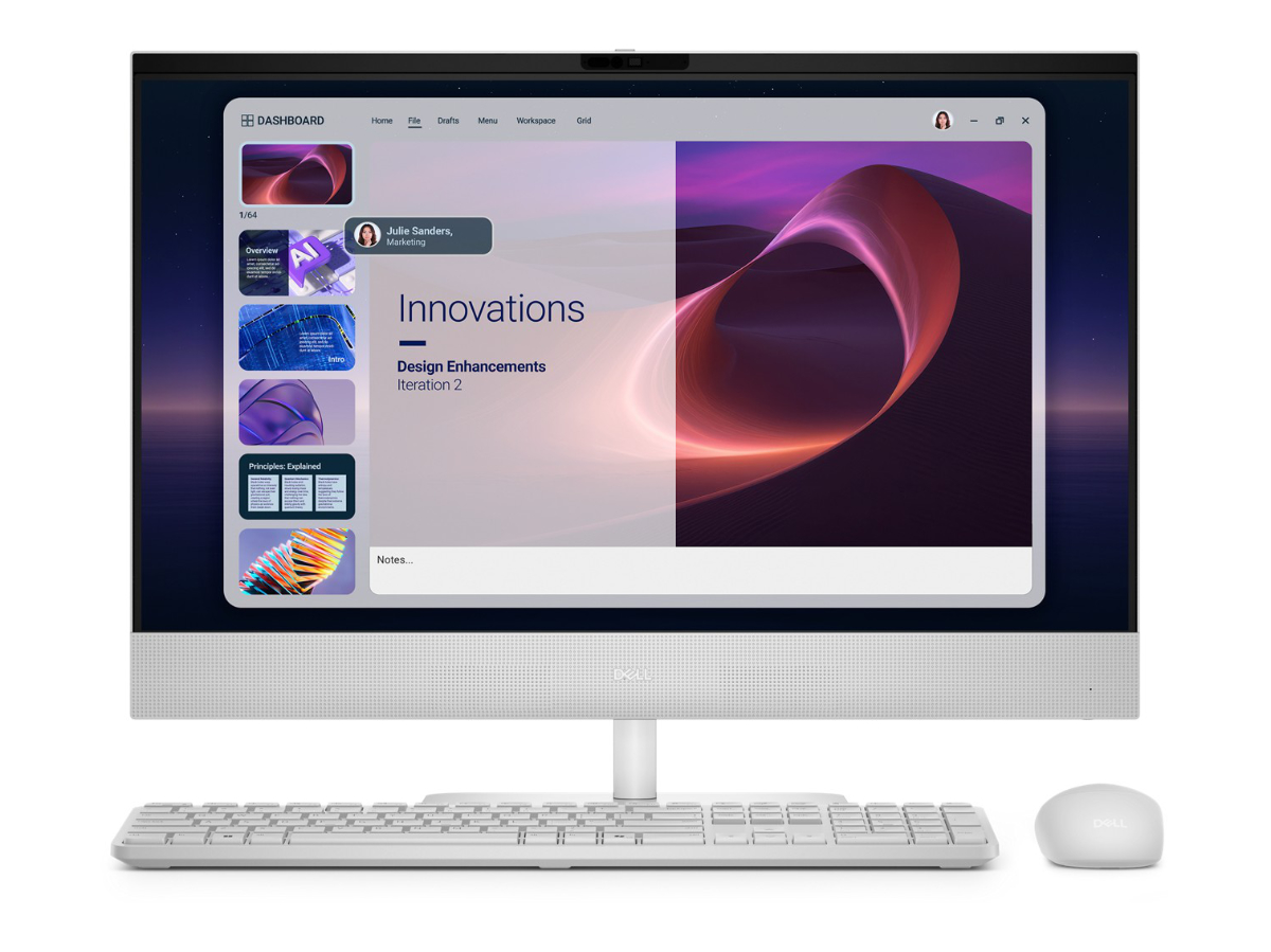 デル、Core Ultraシリーズ3搭載の23.8型/27型一体型PC - PC Watch