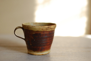 額賀章夫さんのマグカップと粉引徳利 : うつわノート