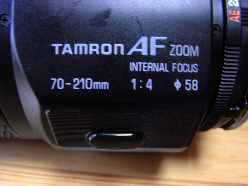 タムロンModel47A 「AF70-210mm F4（IF）」 : まいにちしゃしんにっき