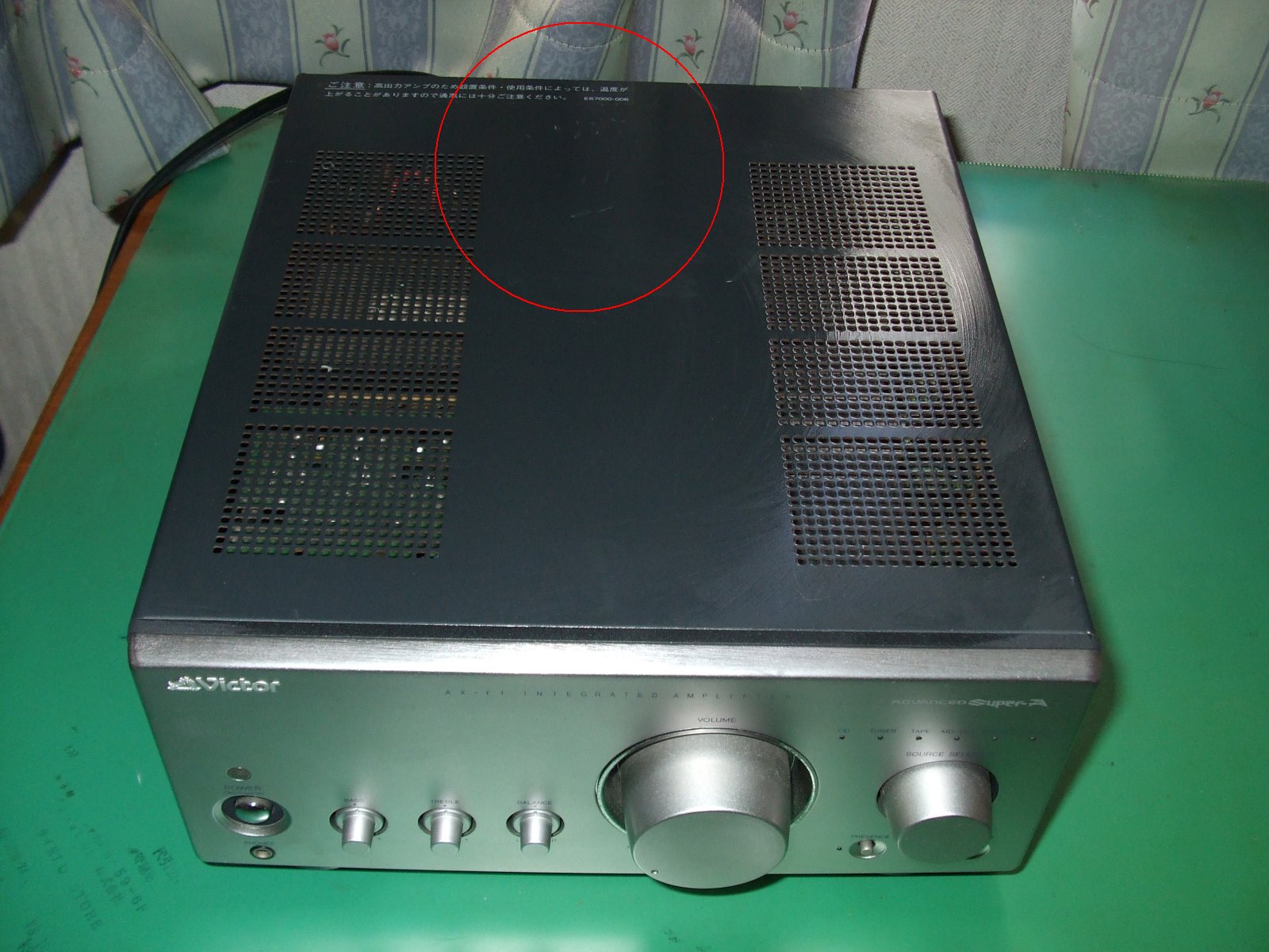 Victor AX-F1 アンプ : ニコニコ調剤ジャンク館