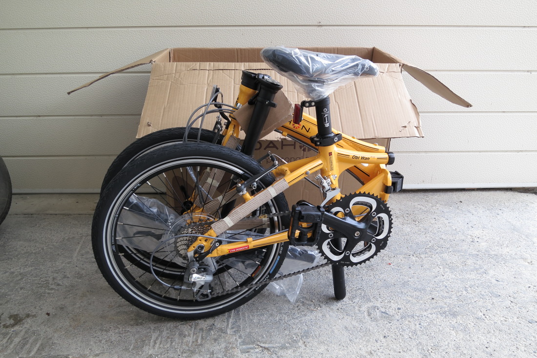 DAHON Obi Wan （Visc） P18 - リアディレイラーを調整してみた