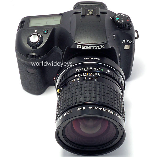 PENTAXペンタックス645レンズ→ペンタックスKマウントアダプター
