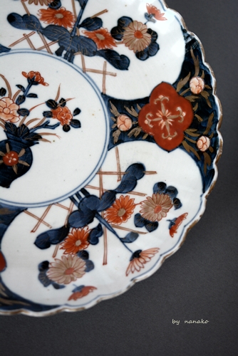 古伊万里色絵7寸皿 : わたしいろ