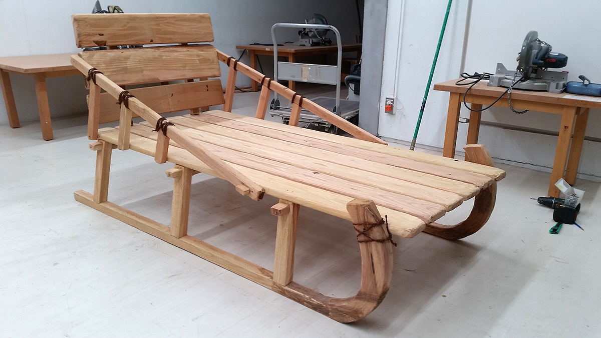 木製のソリ : 瀬島匠 アトリエクラージュ