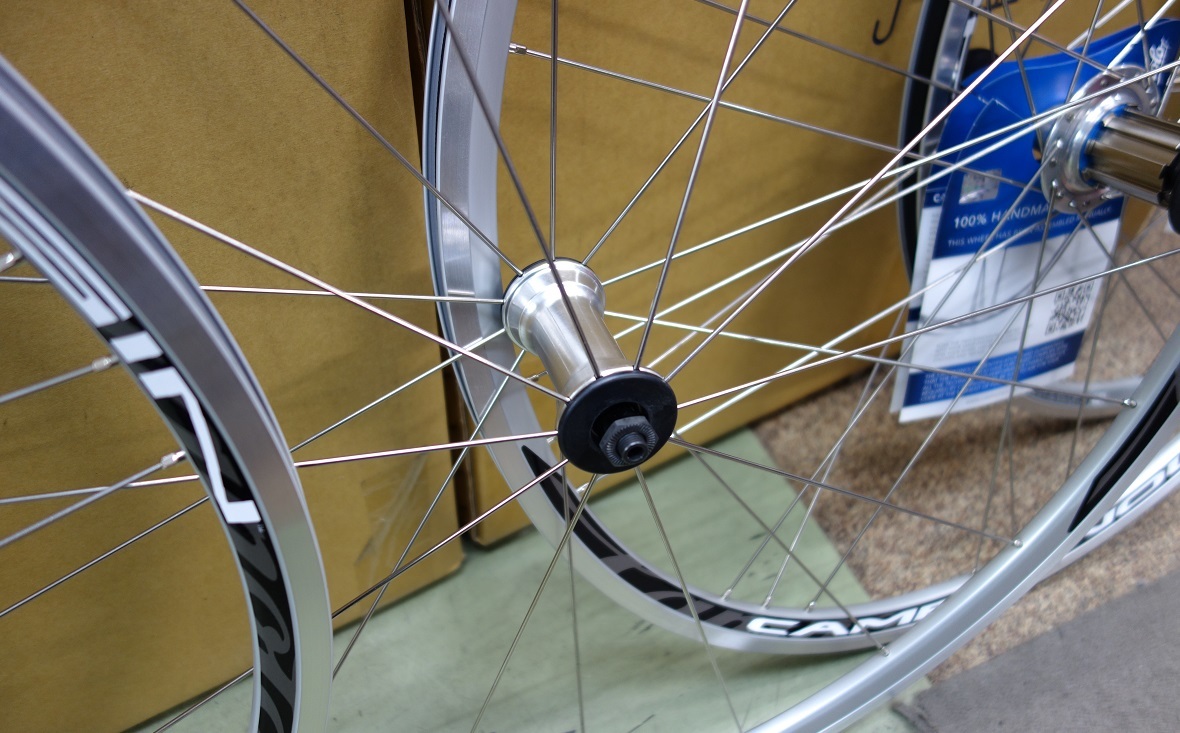 風路駆ション391 カンパニョーロ KHAMSINシルバーホイール ロード