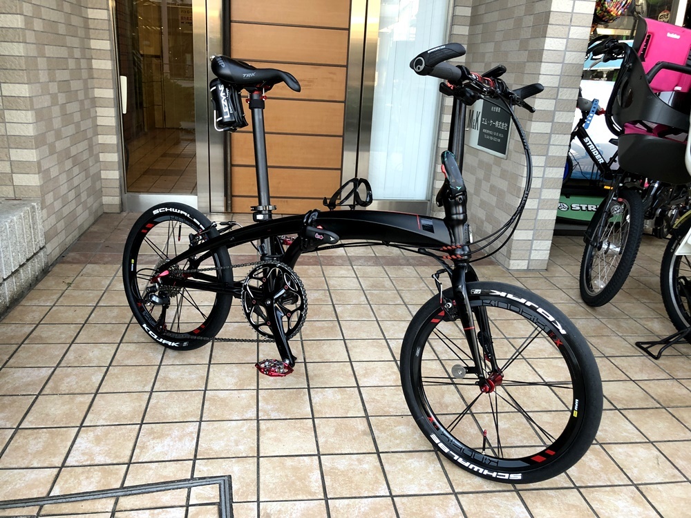 tern verge-N8 ホイール交換とハンドルポスト交換 : カルマックス