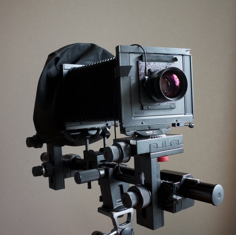 Sinar X, Large format monorail view camera & Nikkor AM-ED 210mm f5