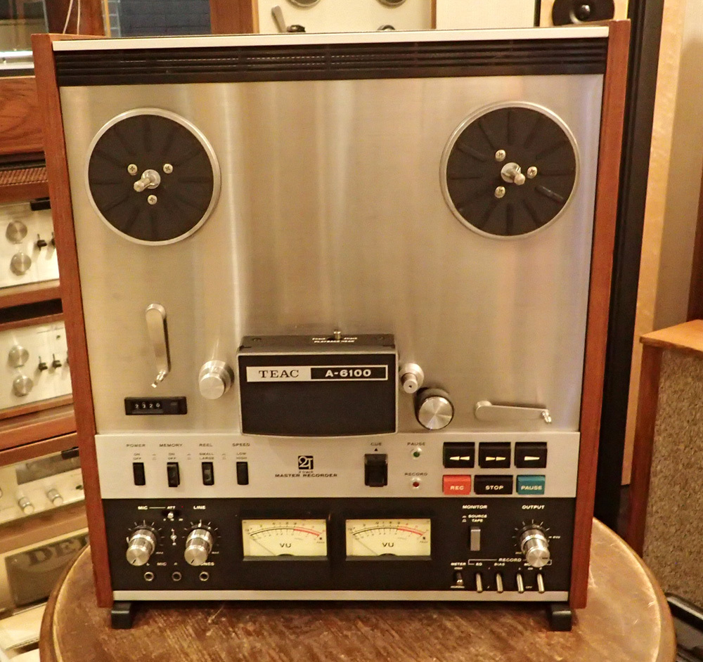 TEAC オープンリールデッキ A-6100 中古品入荷 : オーディオを考える