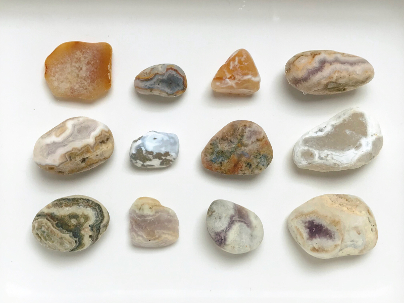 海で拾った石】 十二石「瑪瑙」 : azukki的.