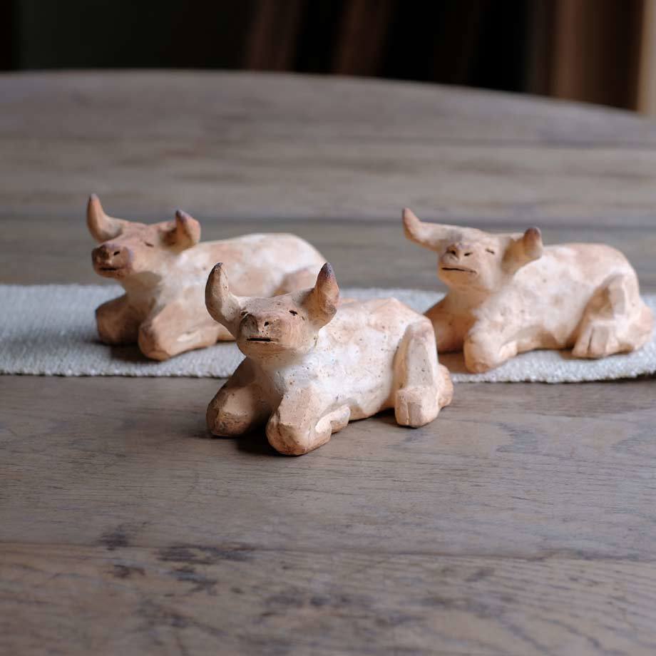 石原稔久さんの干支人形「丑」 : 暮らし用品便り